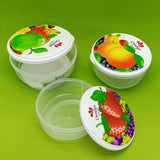 Fresh Pack of 3pcs medium Size Air-Tight Transparent Plastic Round Storage Bowl Set