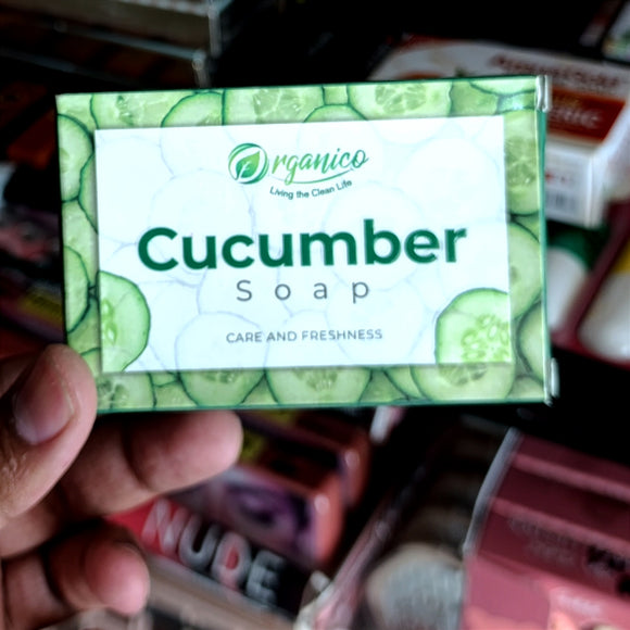 Organico Cocumber Soap Care and Freshness and Whitening Soap