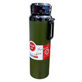 Sports Fashion Stainless Steel 1-Litre Water Bottle Hot & Cool ( Random Colors Will Be Sent )
