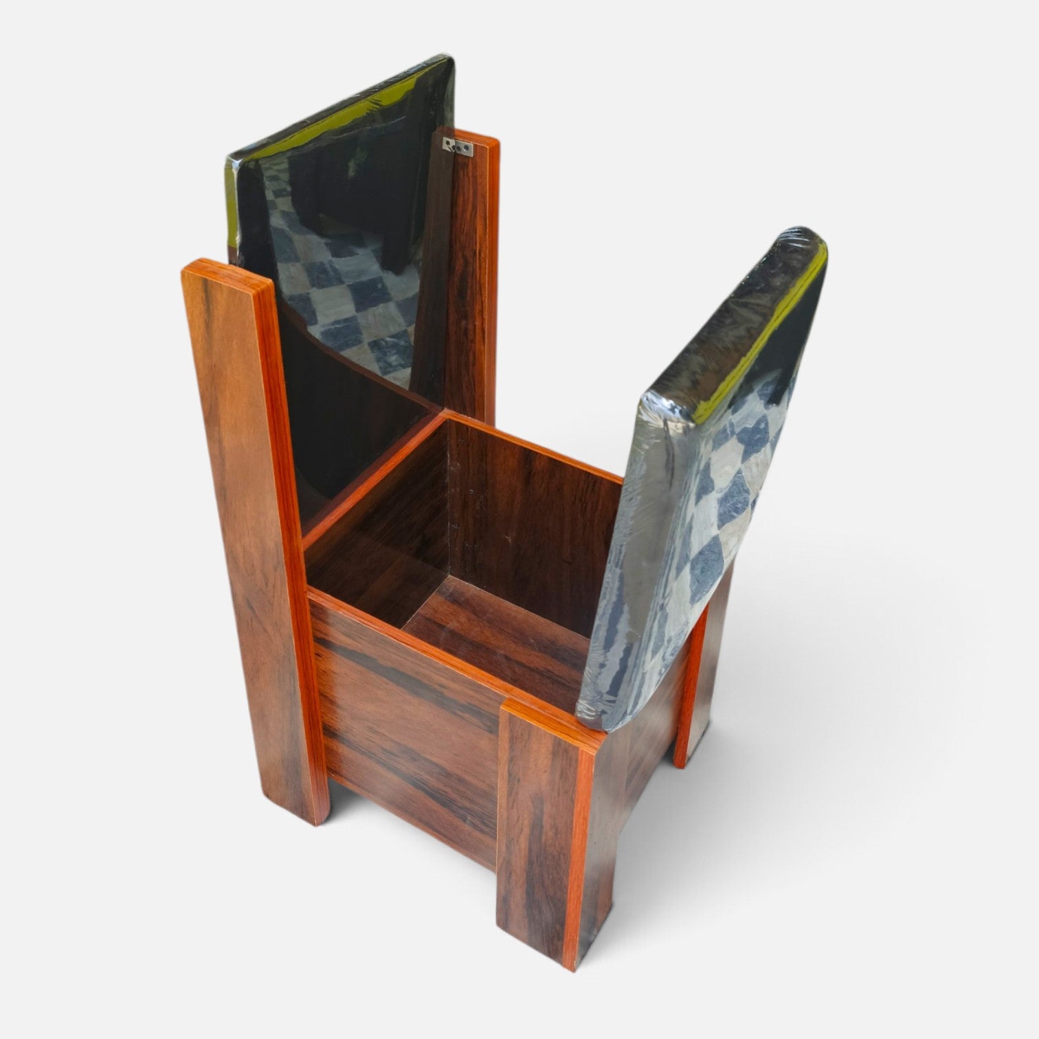 3-in-1 Foldable Chair Iron Stand & Storage Box