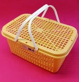 Comfort Baby Small-Size Carry Storage Basket with Cover ( Random Color Will be Sent )