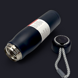 Fashion Stainless Steel 500ml Water Bottle Hot & Cool With Straw( Random Colors Will Be Sent )