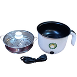 Wish Star 18cm Stainless Steel Non-Stick 450-watts Multi-Functional Steamer Cooker Pot