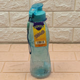 Safari Solo 800ml  Transparent Plastic Water Bottle ( Random Colors Will Be Sent )