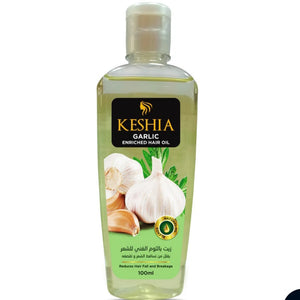 Keshia Garlic  Enriched Hair Oil 100ml Nourishing & Strengthening