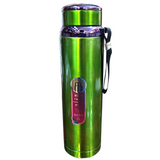 Sports Stainless Steel 1-Litre  Water Bottle Hot & Cool ( Random Colors Will Be Sent)