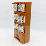 Pretty Neat Space-Saving Plastic Masala & Spices Storage Tower Rack With Spoons(Random Colors Will be sent)