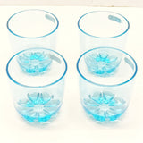 Pack Of 4pcs 300ml Pretty Neat Crystal Water Glass Set(Random Colors Will be sent)