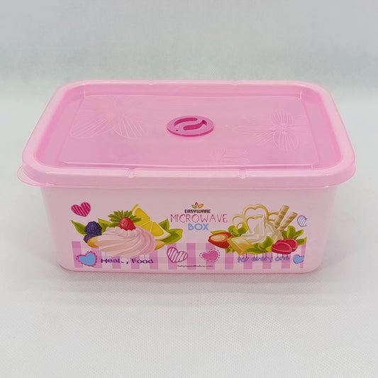 Easyware Microwave Plastic Medium-Size Storage Box ( Random Colors Will be sent)