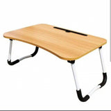 Beige Color Multi-Purpose Wooden Foldable Laptop Desk Table