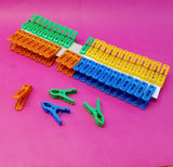 Pack Of 48pcs Plastic Laundry Small-Size Cloth Pegs Clips