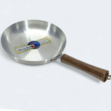 Cherry Pot Silver 28cm Wooden Handle Fry Pan