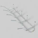 Stainless steel 5-Hook Wall Mount Screw Rail Hanger