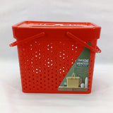 Pretty Vented Medium size Storage Basket With Lid