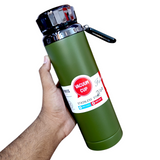 Sports Fashion Stainless Steel 1-Litre Water Bottle Hot & Cool ( Random Colors Will Be Sent )