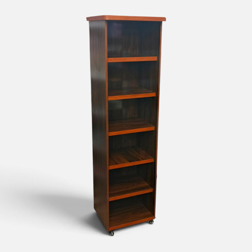 Movable Wheels Storage Cupboard Rack With Removable & Adjustable Shelves