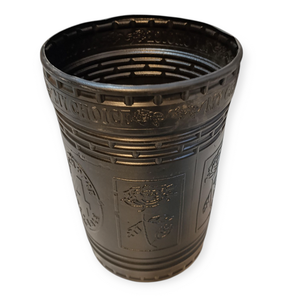 Black Coloured Large-Size Plastic Dustbin(No-4)