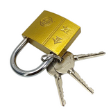 Rocco Metal 50mm Medium-Size Lock With ( 3-Keys )