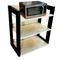 3-Layer Laminated Wooden Kitchen Multi-Purpose Rack