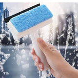 Mini 2-in-1 Glass & Car Cleaning Wiper With Foam Sponge (Random Colors Will be sent)