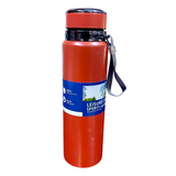 Vacuum Sports Fashion Stainless Steel 1-Litre Water Bottle Hot & Cool ( Random Colors Will Be Sent )