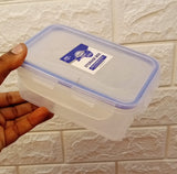 Pioneer Pack Of 2pcs Plastic Medium-Size Air-Tight Transparent Bowl Set ( Random Color Will be Sent)