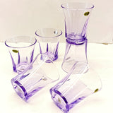 6pcs Pretty Neat Crystal Water Glass Set junior Size-300ml(Random Colors Will be Sent)