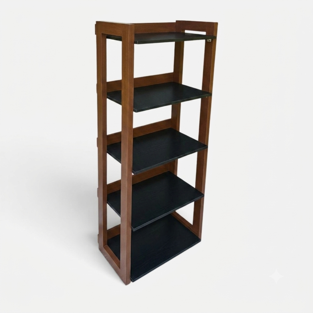 5-Layer Laminated Wooden Kitchen Multi-Purpose Rack