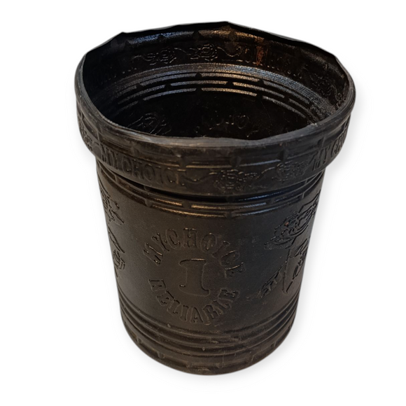 Black Coloured Small-Size Plastic Dustbin(No-1)