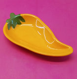 Carrot Shape Small-Size Melamine Plastic Sauces & Salad Serving Dish