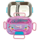 Pro Stainless Steel Insulated 2 Grid Lunch Box (Random Characters Will be Sent)