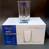 Delisoga Y5975-2 Pack Of 6pcs 290ml Glass Tumbler Set