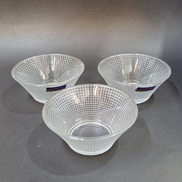 Delisoga Pack Of 6Pcs W7045-5 Small-Size Glass Bowl