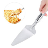 Stainless Steel Pizza & Cake Carry Scoop Shovel With Side Cutter