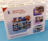 Multi-Pro Sewing, Jewelery & Medicine 7-Grid Organizer Plastic Box
