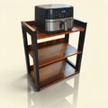 3-Layer Laminated Wooden Kitchen Multi-Purpose Rack