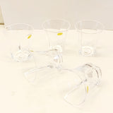 6pcs Pretty Neat Crystal Water Glass Set junior Size-300ml(Random Colors Will be Sent)