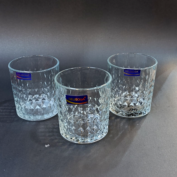 Delisoga DSKB032-2 Pack Of 6pcs 340ml Glass Tumbler Set