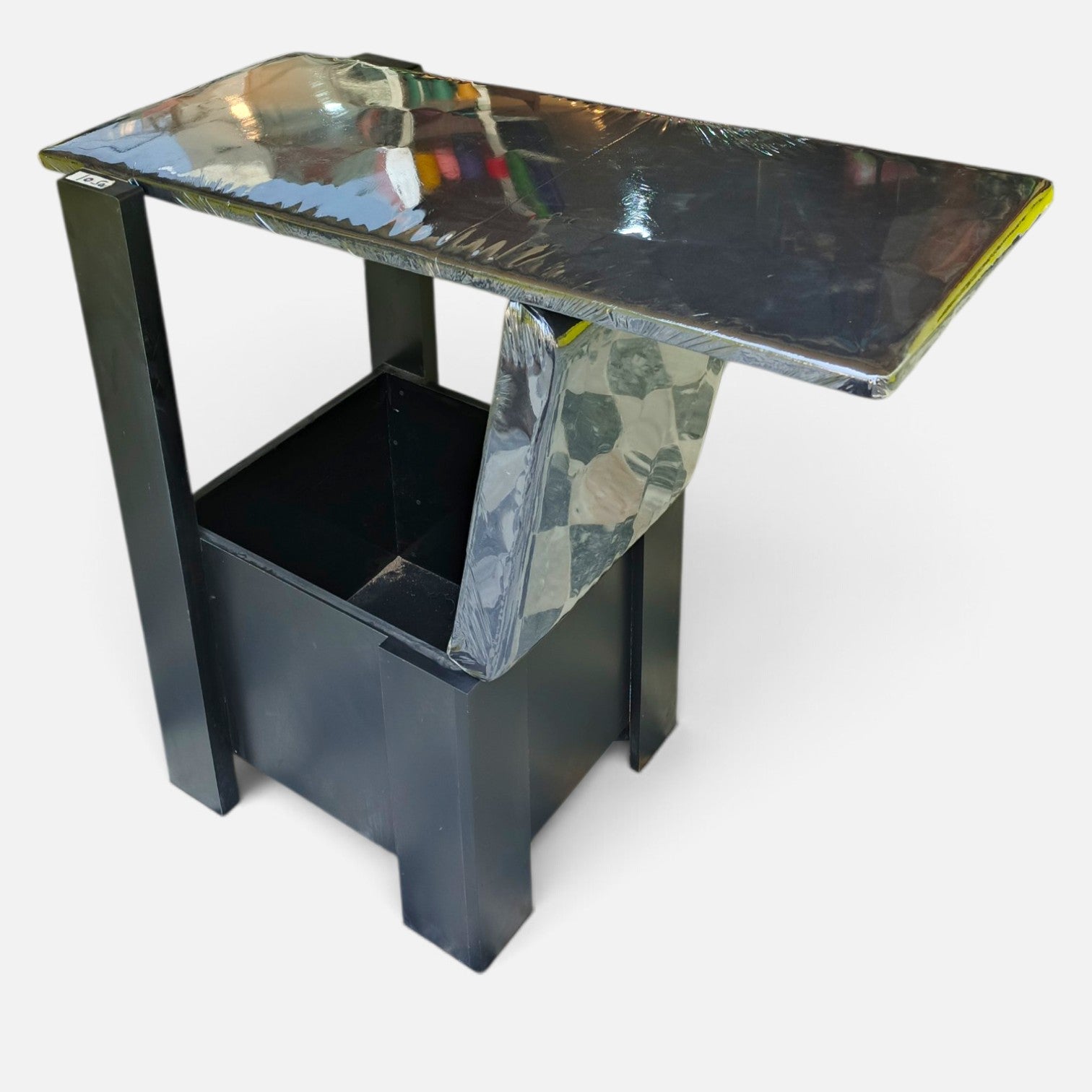 3-in-1 Foldable Chair Iron Stand & Storage Box