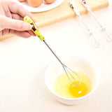 Stainless Steel Mini Egg Coffee Beater Mixer (Random Colors Will be sent)