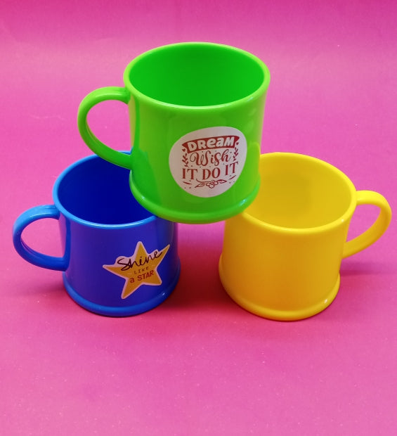 Kids' Plastic 300ml Mug ( Random Colors )