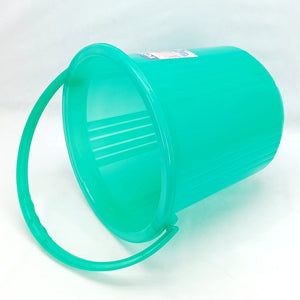 Toyo Transparent 28L Bucket Plastic Bathing Balti ( Random Colors Will Be Sent )