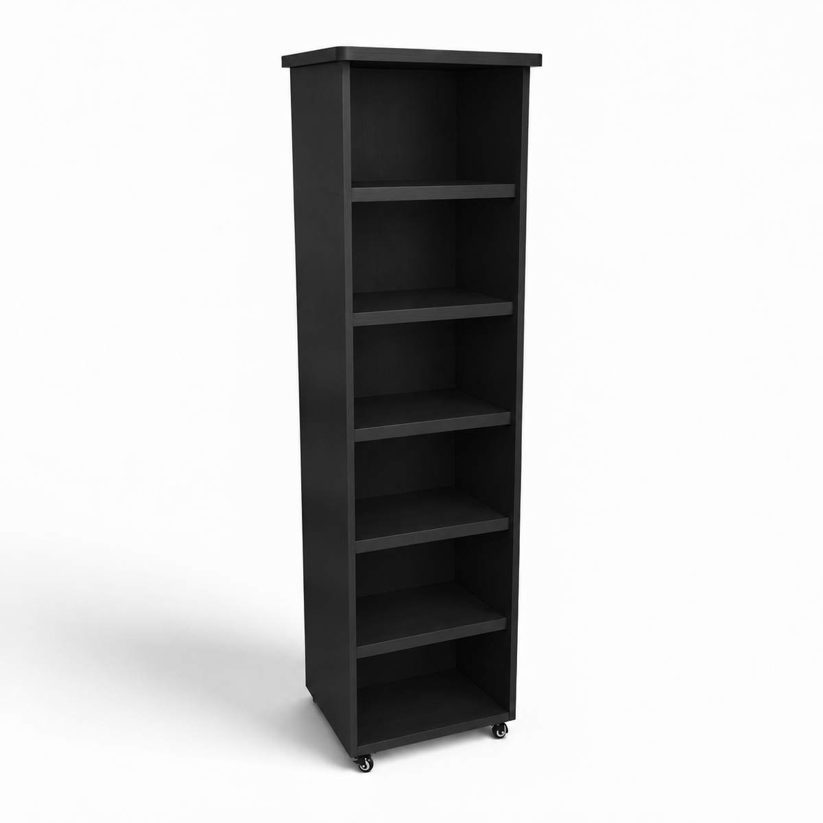 Movable Wheels Storage Cupboard Rack With Removable & Adjustable Shelves