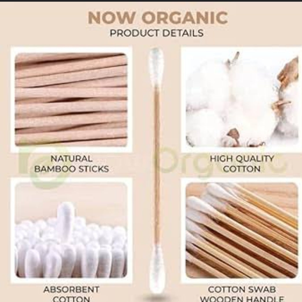 Wooden Ear Buds Pack Of 100Pcs