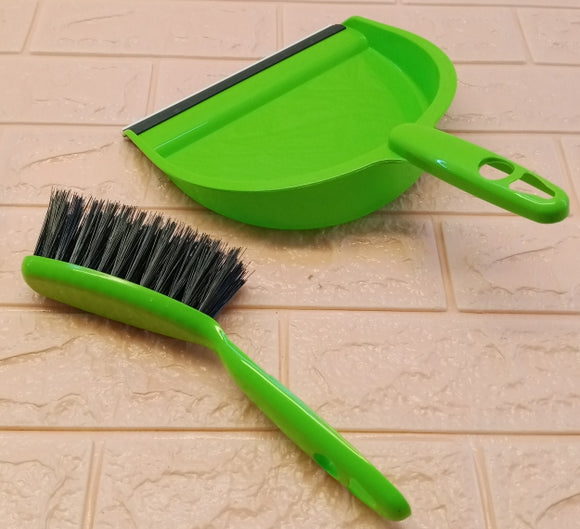 Plastic Dust-Pan & Brush Set Supri ( Random Colors Will Be Sent )