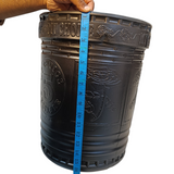 Black Coloured Large-Size Plastic Dustbin(No-5)