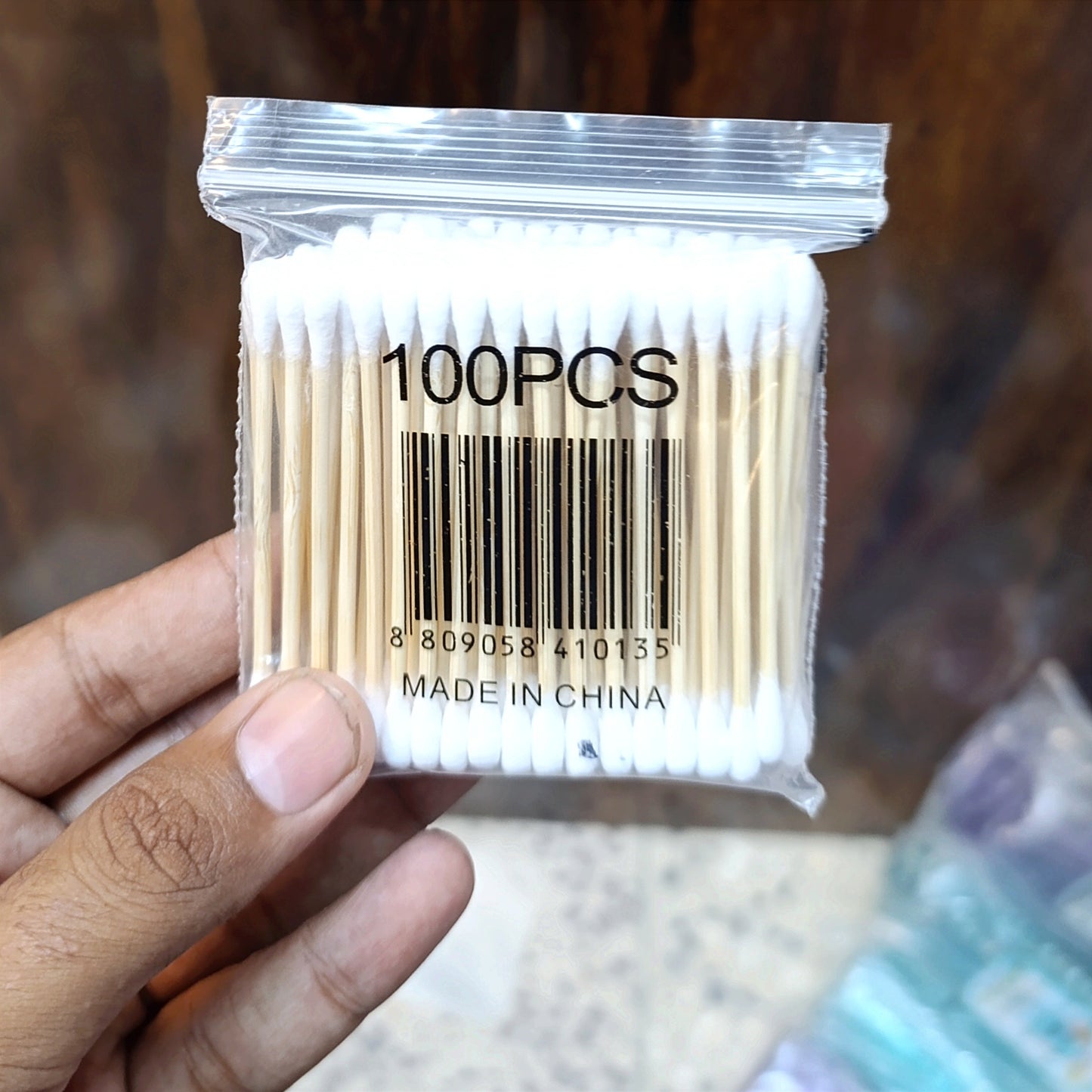 Wooden Ear Buds Pack Of 100Pcs