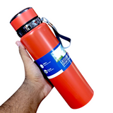 Vacuum Sports Fashion Stainless Steel 1-Litre Water Bottle Hot & Cool ( Random Colors Will Be Sent )