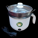 Wish Star 18cm Stainless Steel Non-Stick 450-watts Multi-Functional Steamer Cooker Pot