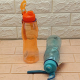 Safari Solo 800ml  Transparent Plastic Water Bottle ( Random Colors Will Be Sent )